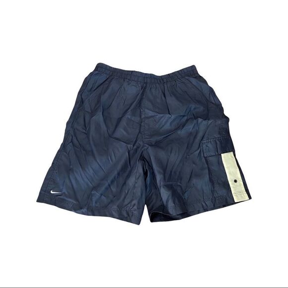 Nike navy blue men’s swim trunks - Picture 1 of 7